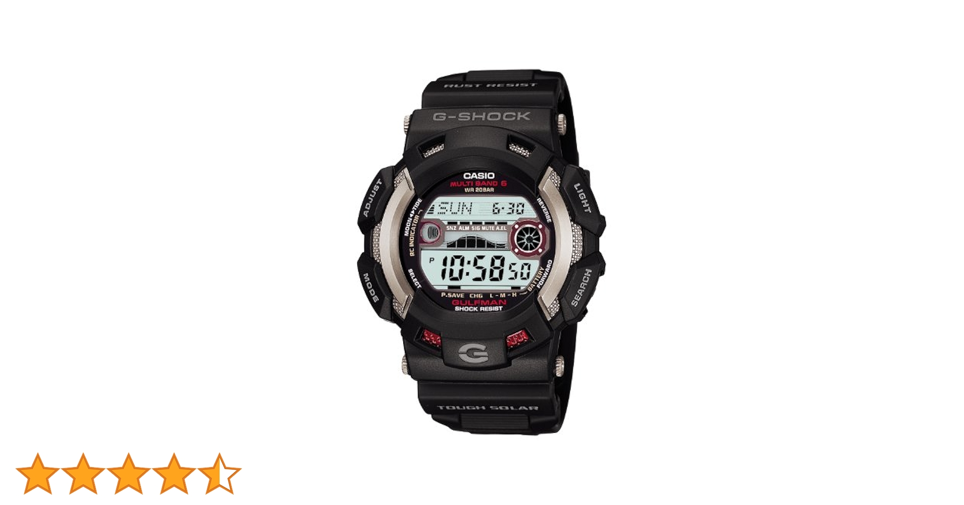 CASIO G-SHOCK GULFMAN Tough Solar Radio Controlled